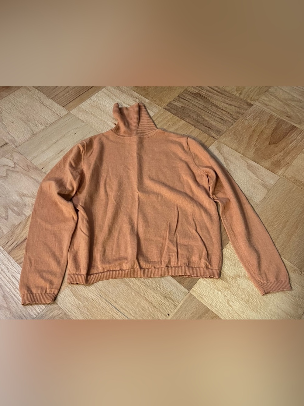 Pendleton Camel Color Merino Wool Turtleneck Sweater